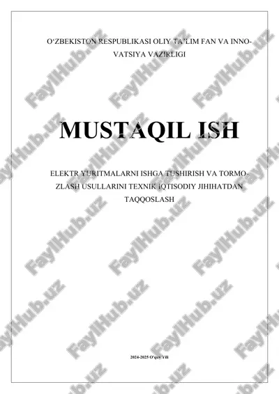 elektr_yuritmalarni_ishga_tushirish_va_tormozlash_usullarini_tex.docx — DOCX