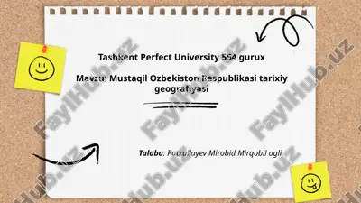 mustaqil ozbekiston respublikasi tarixiy geografiyasi.pptx — PPTX