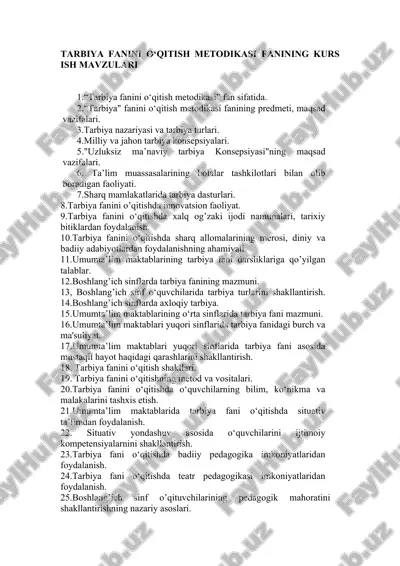 kurs mavzulari spp.docx — DOCX