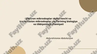 elektron mikroskoplar skanerlovchi.pptx — PPTX