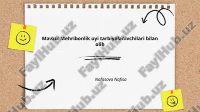 mehribonlik uyi tarbiyalanivchilari bilan olib.pptx — PPTX