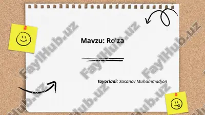 islom dinida ro'za.pptx — PPTX