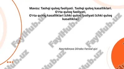 tashqi quloq faoliyati..pptx — PPTX