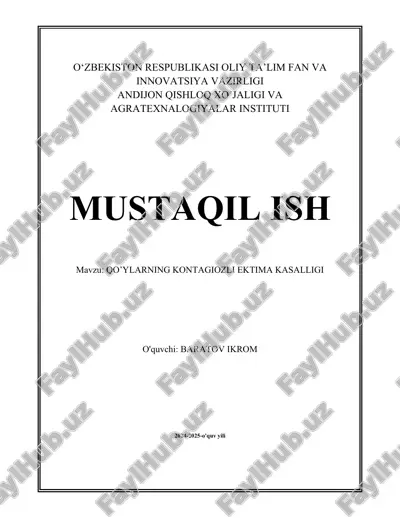 qo’ylarning kontagiozli ektima kasalligi.docx — DOCX