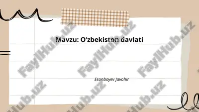 oʻzbekiston davlati.pptx — PPTX