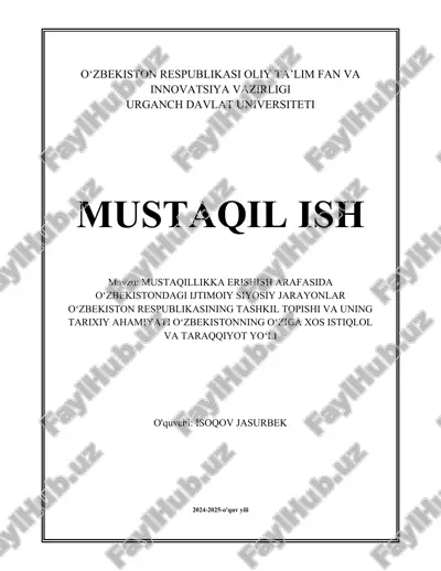mustaqillikka erishish arafasida oʻzbekistondagi ijtimoiy.docx — DOCX