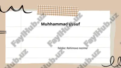 muhhammad yusuf.pptx — PPTX