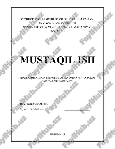 o'zbekiston_respublikasida_ommaviy_axborot_vositalari_faoliyati.docx — DOCX