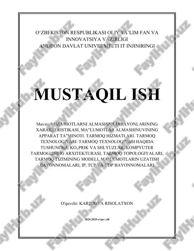 malumotlarni_almashish_jarayonlarining_xarakteristikasi,_ma‟lumotlar.docx — DOCX
