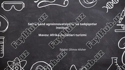 afrika davlatlari turizmi.pptx — PPTX
