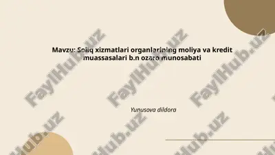soliq xizmatlari organlarining.pptx — PPTX