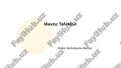 tafakkur.pptx — PPTX
