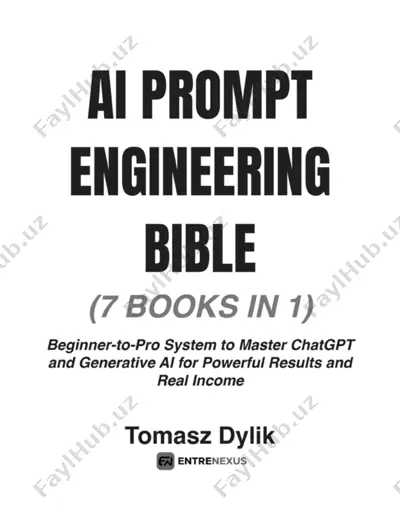ai prompt engineering bible 7 books in 1 — PDF
