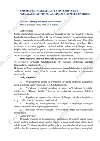 kelajak soati 1-4-sinf — PDF