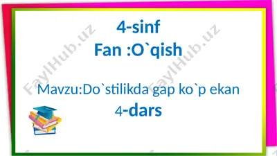 4-s.do`stlikda gap ko`p ekan.4-d — PPTX