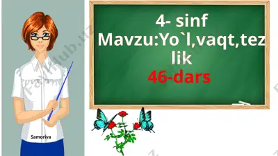 46-dars matematika samoriya 4-sinf — PPTX