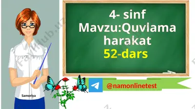 52- dars matematikasamoriya quvlama harakat — PPTX