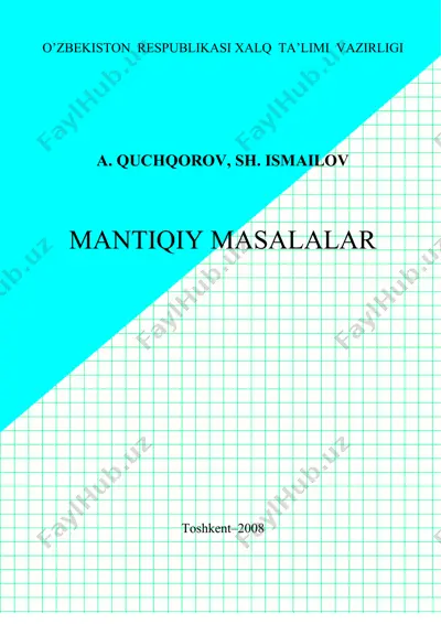 mantiqiy masalalar — PDF