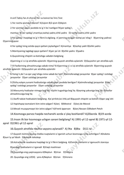 oxirgi bo`lim4-s.tabiiy.test.4-ch — PDF