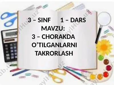 ona tili 4-chorak 1-dars @gulchehramirhomidovna — PPTX