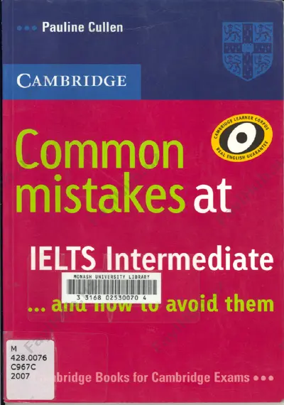 common mistakes at ielts [@cambridge_library] — PDF