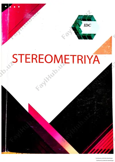 idc geometriya stereometriya [6-qism] — PDF