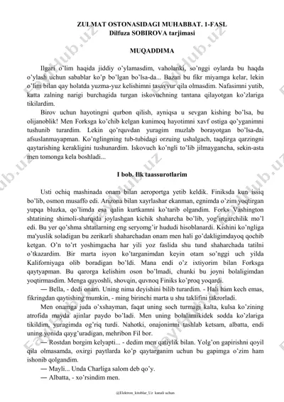 stefani mayer zulmat ostonasidagi muhabbat 1 fasl — PDF