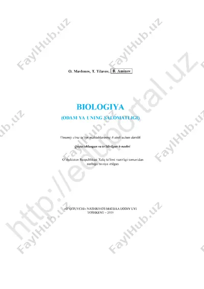 biologiya 8-sinf — PDF