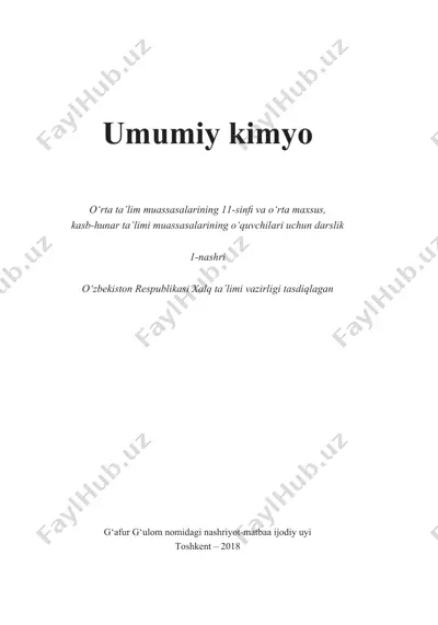 umumiy kimyo — PDF