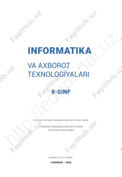 informatika 8-sinf — PDF