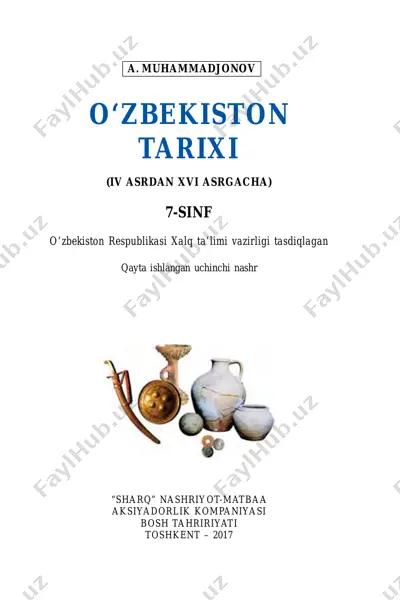 ozbekiston_tarixi_7_uzb — PDF