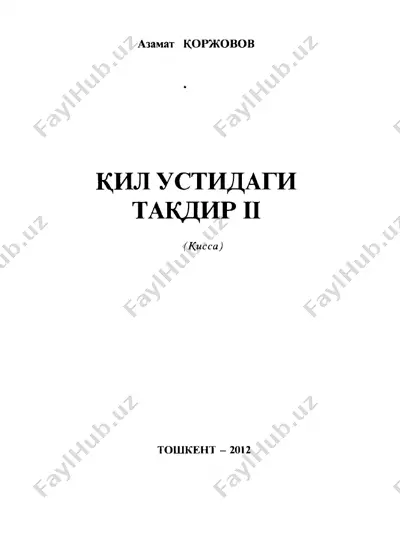 02. qil ustidagi taqdir [@kitob_pdf_yuklabot] — PDF