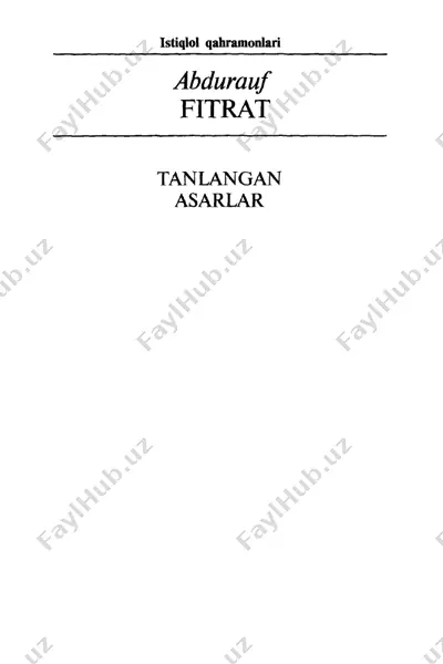 tanlangan asarlar [@kitob_pdf_yuklabot] — PDF