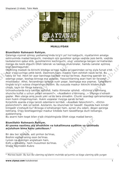shaytanat 2- kitob — PDF