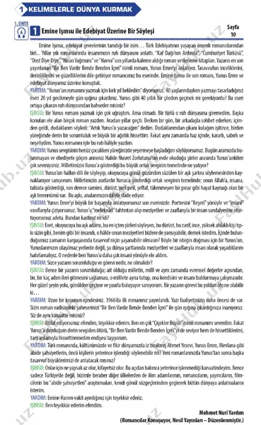 yedi_i̇klim_türkçe_c2_dinleme_metinleri_yunus_emre_enstitüs — PDF