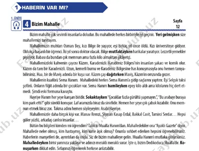 yedi_i̇klim_türkçe_b1_dinleme_metinleri_yunus_emre_enstitüs — PDF