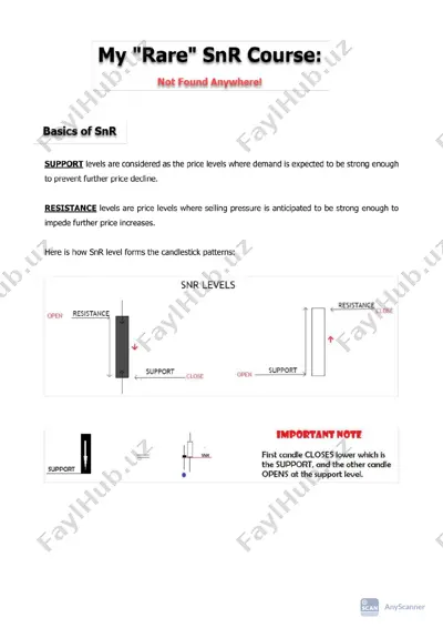 my rare snr course — PDF
