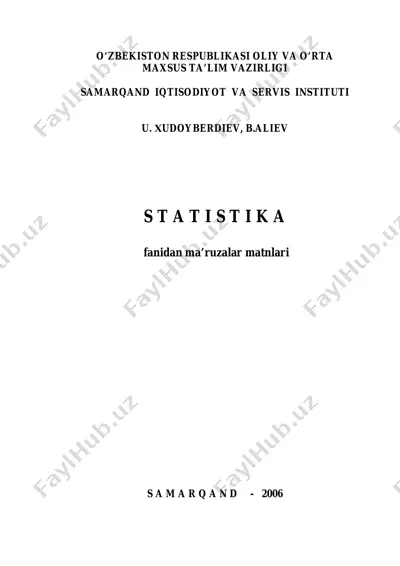 statistika — PDF