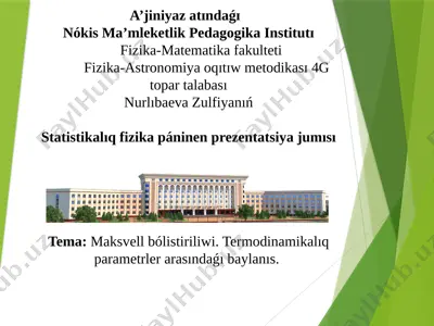 nurlıbaeva zulfiya 4g faom — PPTX