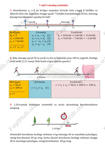 7 sinf 2-mashq — PDF