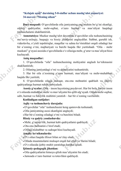 kelajak soati 5-8-sinf 34-mavzu — PDF