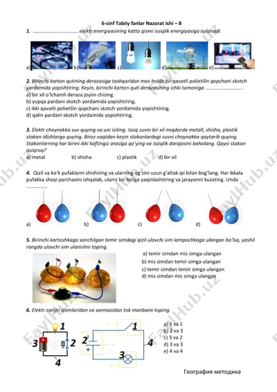 6-sinf tabiiy fanlar nazorat ishi-8 — PDF