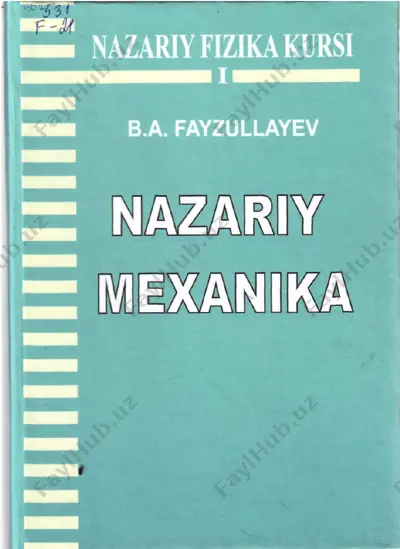 b.a.fayzullayev nazariy mexanika (1) — PDF