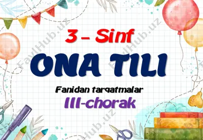 3_sinf_ona_tili_tarqatmalar_3_chorak_2025_2026_o'quv_yili — PDF