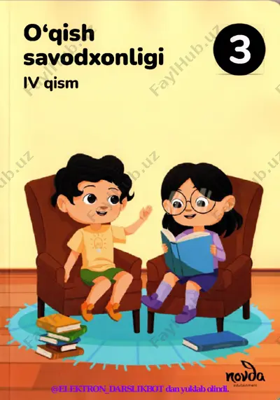 3-sinf o'qish savodxonligi 4-qism (@elekton_darslikbot) — PDF
