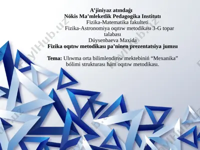 dúysenbaeva 2 — PPT