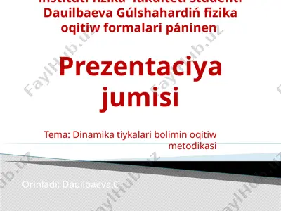 dawlbaeva gulshahar 3-kurs.doc — PPTX