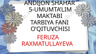 har bir inson hurmatga loyiq — PPTX