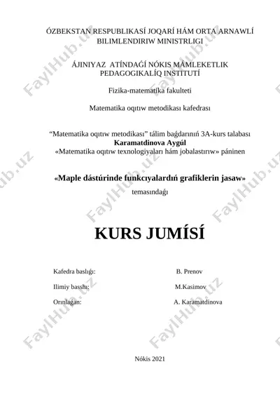motj kurs jumisi. — DOCX
