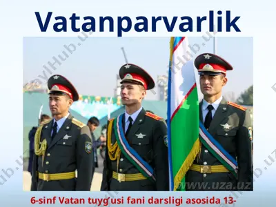 vatanparvarlik 6 -sinf — PPTX